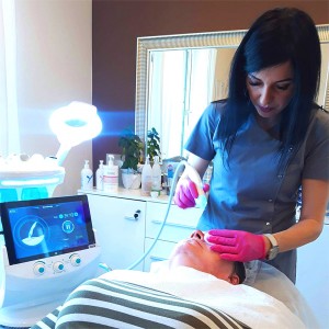 7 yn 1 hydra dermabrasie aqua peel smart ice blue facial machine foar salon gebrûk