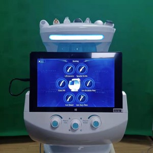 Mesin wajah 7 in 1 hydra dermabrasi aqua peel smart ice blue untuk penggunaan salon
