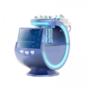 دستگاه صورت هوشمند آبی یخی هیدرا درم ابریژن 7 در 1 برای استفاده در سالن
