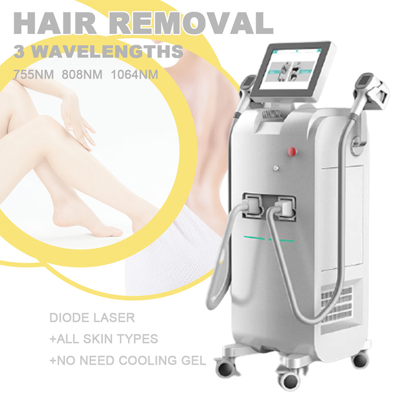 755nm 808nm at 1064nm Diode Laser Hair Removal Machine