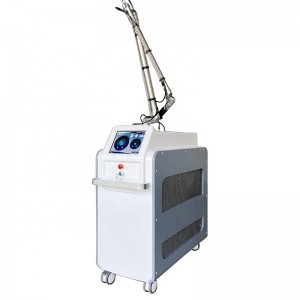 Profesjonalna maszyna do usuwania tatuażu laserowego PicoSecond pionowa Q przełączana laserowa maszyna do usuwania piegów Nd Yag Picolaser 755