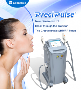 Dispositivo IPL SHR approvato da FDA e TUV Medical CE per la rimozione dell'acne e della pigmentazione della pelle