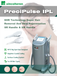 FDA och TUV Medical CE-godkänd SHR IPL-enhet för borttagning av akne och borttagning av hudpigmentering