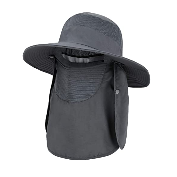 Foldable Flap Cover Protective Sun Hat for Gardening Out walking