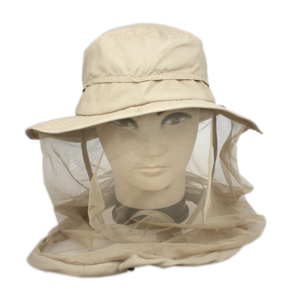 01 Outdoor Head Net Hat Hidden Mesh Sun Hat