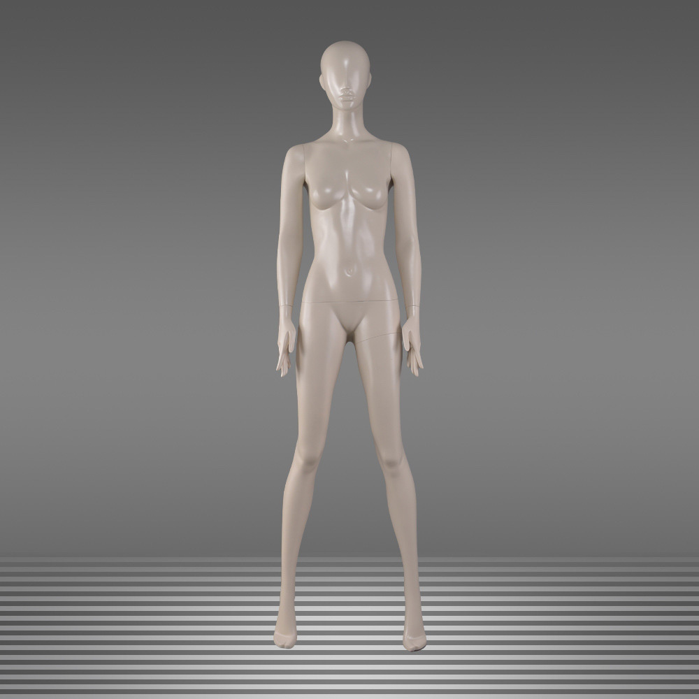 Factory direct high-end brand window fiberglass full-body underwear model abstract face display dummy mannequins