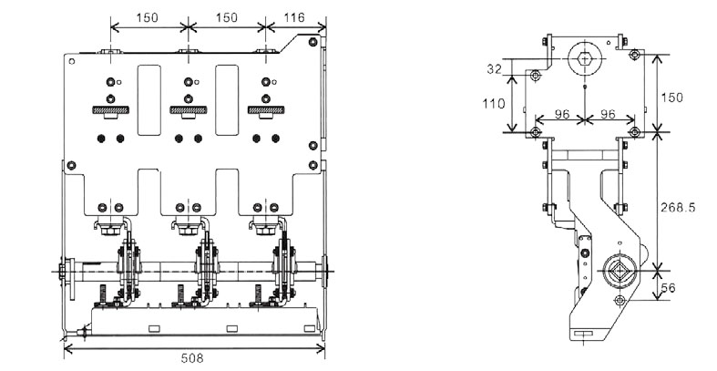 GHV-12G / 630 Circuit Breaker Fir C-GIS (Mat Trennung, Ouni Äerd)