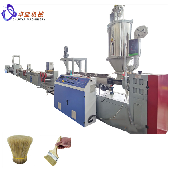 2020 China New Design Brush Yarn Extruding Machine -
 Plastic paint brush filament extruding machine - Zhuoya 