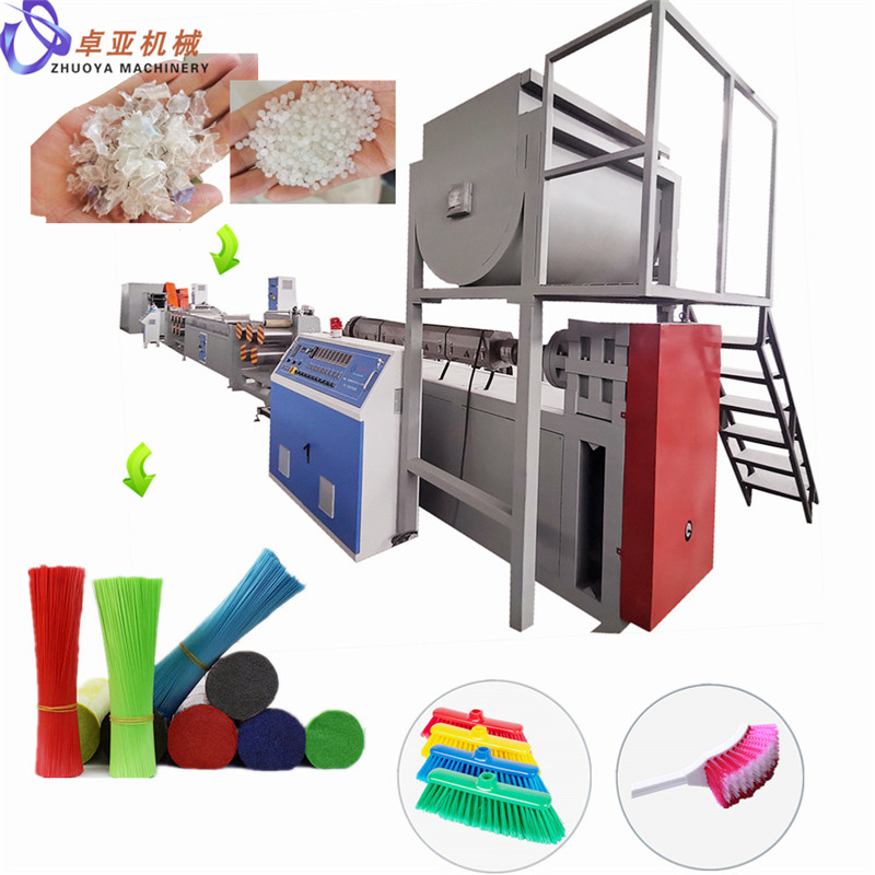 Çin Yeni Ürün Çin Polyester Filament Ekstruder Makinesi PET Süpürge Filament Makinesi