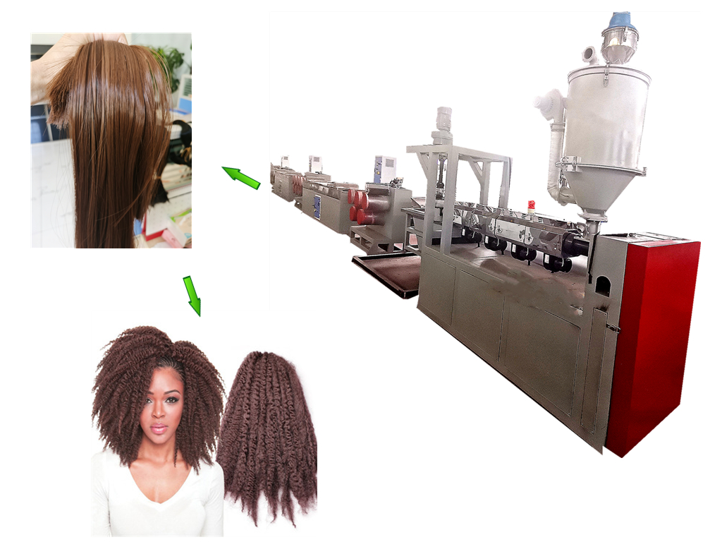 Pasokan OEM/ODM Mesin Benang Monofilamen Rambut Manusia Sintetis untuk Mesin Ekstensi Penutupan Rambut Harga China
