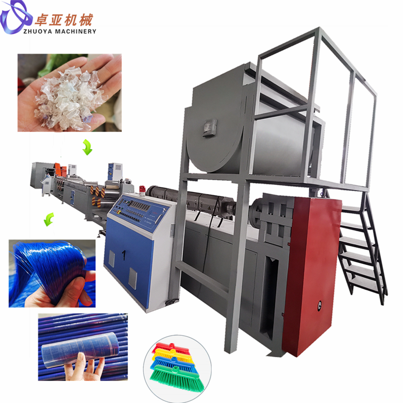 Fabrika yapımı Çin Plastik Pet/PP/PE/PBT/PA Fırça Filament Yapma Makinesi