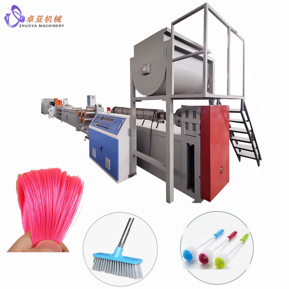 Machine d'extrusion de fibres de fil de monofilament PET en plastique personnalisé OEM Chine pour poils de brosse à balai