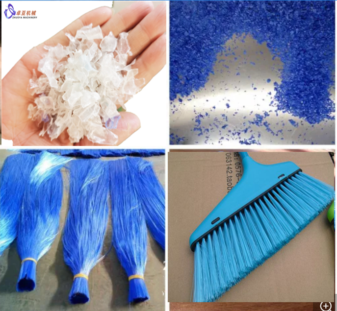 Design popular para máquina extrusora de fibra plástica de filamento de plástico para fornecimento de fábrica na China para vassoura