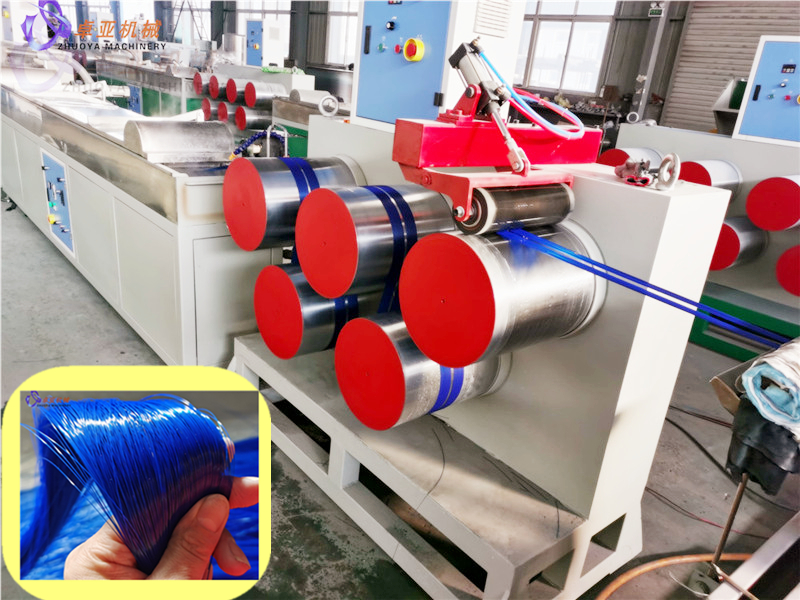 En ucuz Fabrika Çin Pet/PP Plastik Süpürge Fırça Kıl Filament Saç Ekstrüzyon Makinesi