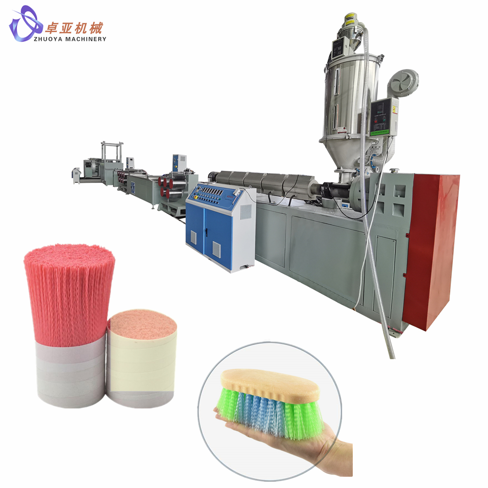 Maquinaria de plástico de China de la mejor calidad Pet/PP/PBT/cepillo de nailon/pincel/pincel/filamento de cepillo de barbacoa/fibra/máquina extrusora de cerdas