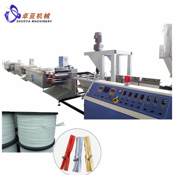 Novos produtos quentes China Máquina extrusora de filamento PET para zíper de roupas de plástico