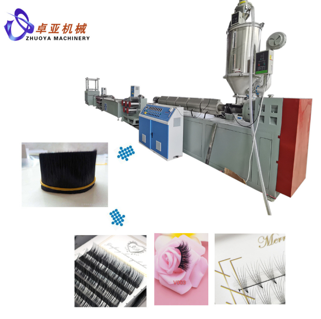 Una de las más populares de China, la máquina para fabricar fibras capilares de pestañas postizas sintéticas PBT/PET más profesionales