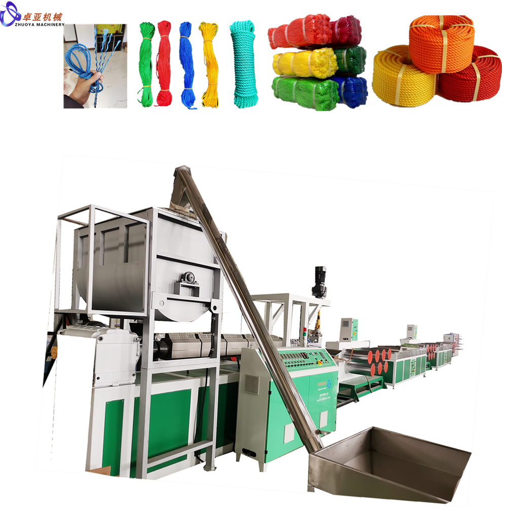 Fabriekslevering China Filamentgaren Ring Twister / PP Monofilament / Twine Twisting Line / Touw Making Machine