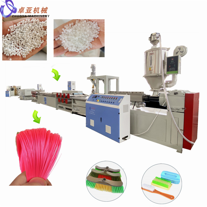 Professionele fabriek voor China Flaggable monofilament / filament / varkenshaar / vezel extrusiemachine voor bezem en borstel