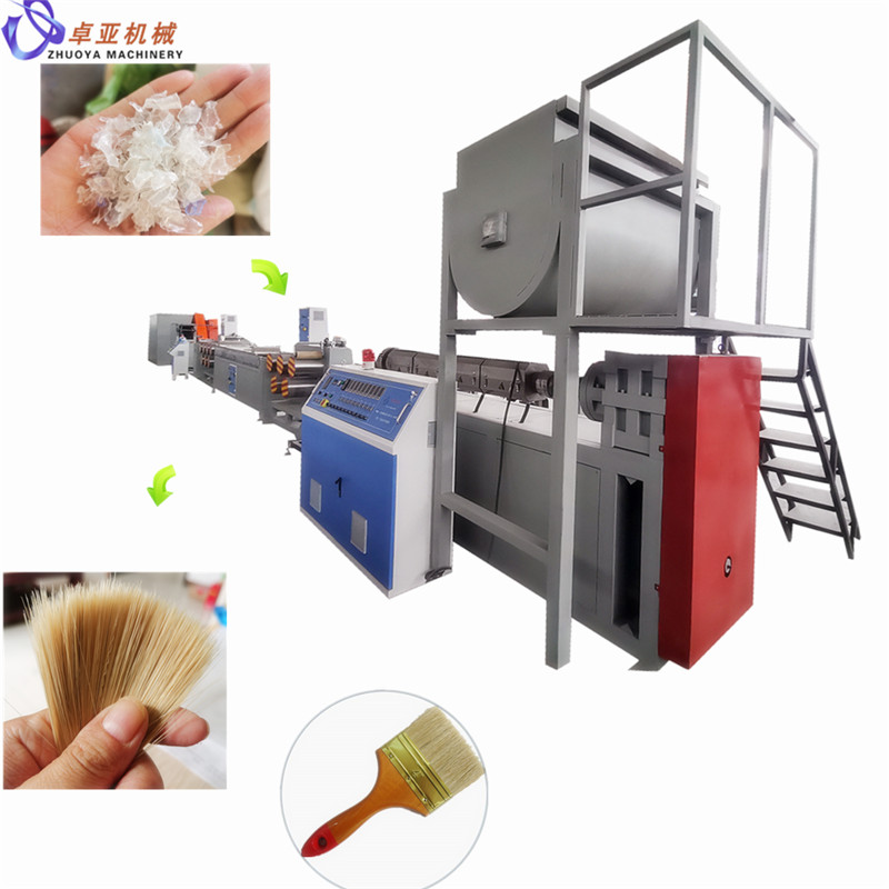 Fabriek die China Nylon PBT-borstelharen Monofilament / filamenttrekmachine / extrudermachine voor verfborstel maakt