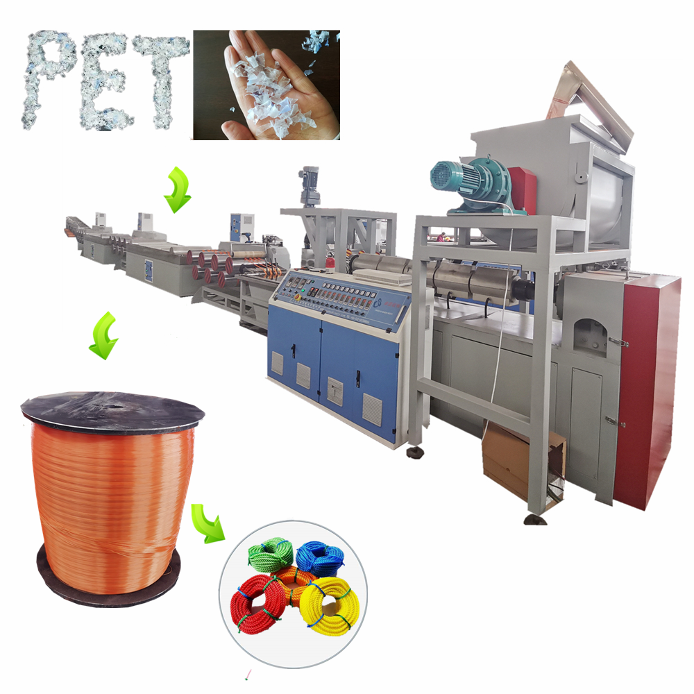 Fabriek direct China Plastic Pet Rope Garen Making Machine