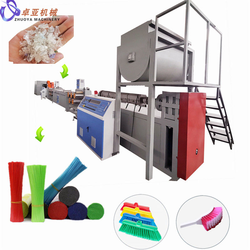 En Kaliteli Çin Monofilament Ekstrüzyon Makinesi / Evcil Hayvan Süpürgesi Filament Tel Fırça Yapma Makinesi