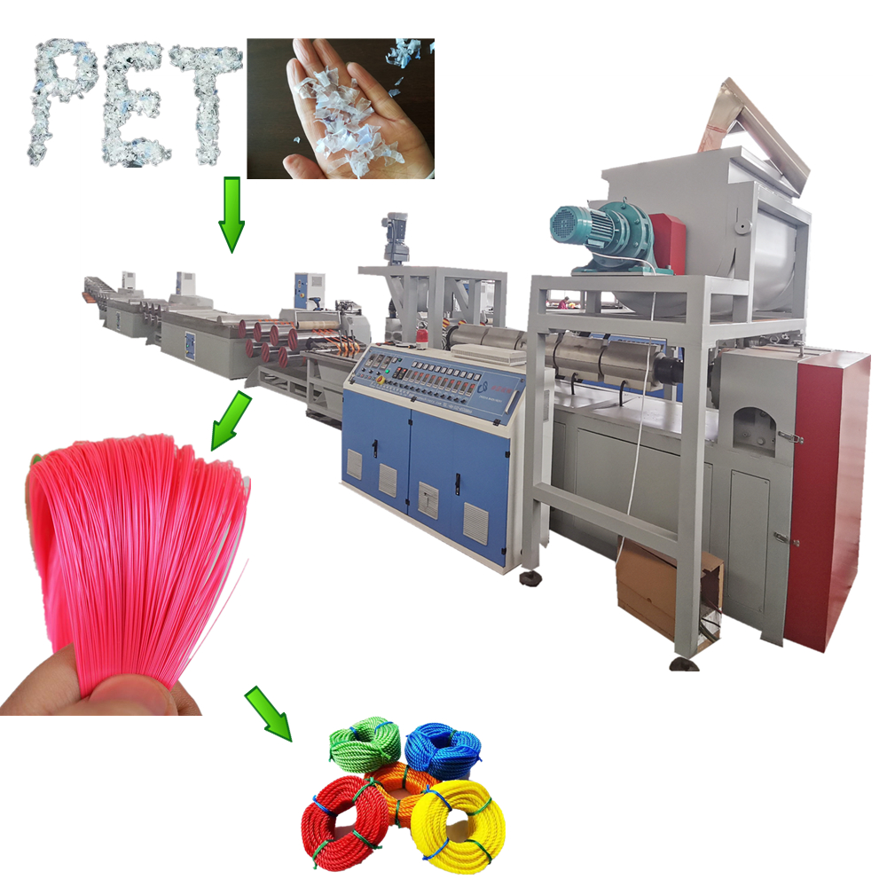 2020 China New Design Plastic Rope Yarn Extruding Line -
 PET rope filament making machine - Zhuoya 