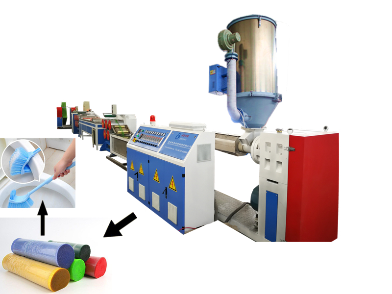 Lowest Price for Toilet Brush Bristle Extrusion Line -
 PP brush filament making machine - Zhuoya 