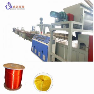 Fabrikquelle Kunststoff-Filamentfaser-Garn-Extruder, recycelte Pet-Flocken-PP-PE-Monofilament-Garn-Seil-Netzherstellungs-Extrudermaschine