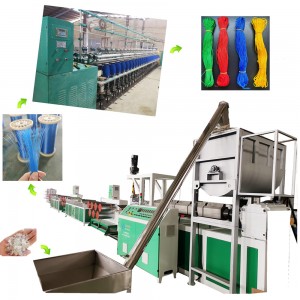 تولید کننده استاندارد چین HDPE PP PE طناب حیوان خانگی اکسترودر نخ تک رشته