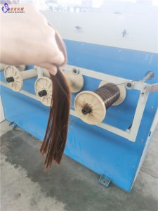 Máquina profesional china de procesamiento de hilo de pelucas de cabello artificial de China