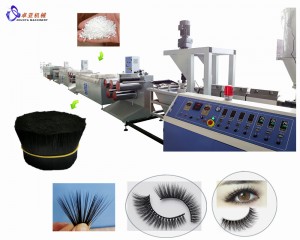 ODM مورد الصين آلة بثق الشعيرة Pet / PBT / آلة صنع الألياف البلاستيكية للرموش المزيفة