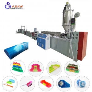 Snelle levering China Hoge capaciteit kunststof PP PE PET-monogaren die machine maakt voor touwnetfilterbezemborstel