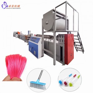 L'usine fournit directement la machine de fabrication de filaments de balai de nettoyage extérieur en plastique de la Chine