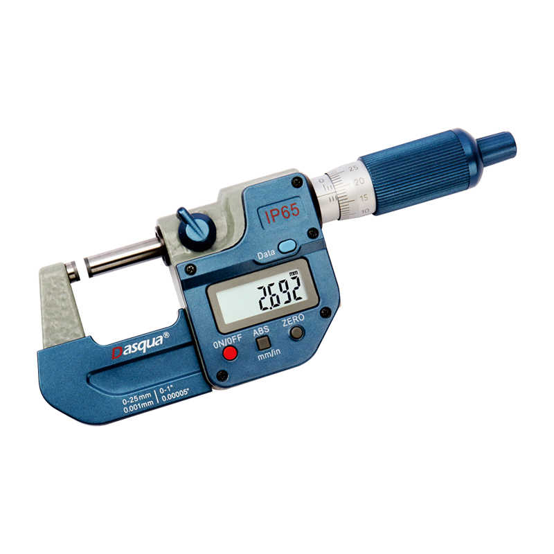 Dasqua 4410-1105-A IP65 Digital Outside Micrometer 0-1″/0-25mm Measuring Tool 0.001mm/0.00005″ Resolution