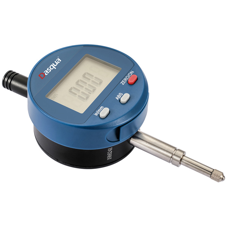 Indicador de dial digital electrònic d'alta precisió DASQUA Gauge Gauge Conversió polzada/mètrica 0-1 polzada/25,4 mm Eina de mesura amb certificat de calibratge