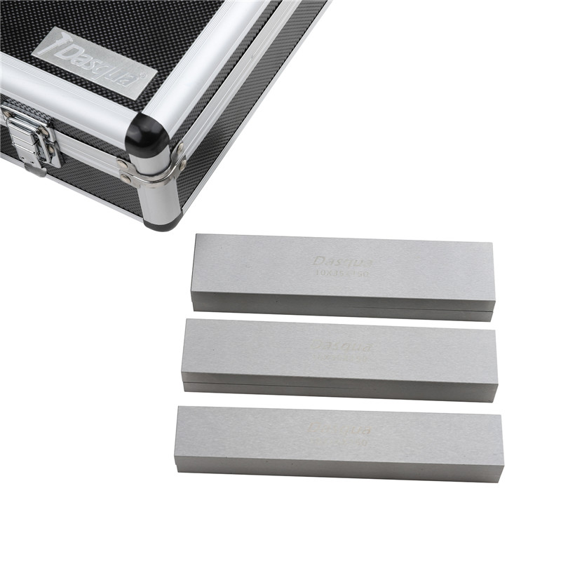 DASQUA Precision Machinist Tools Juego de barras paralelas premium con estuche de aluminio