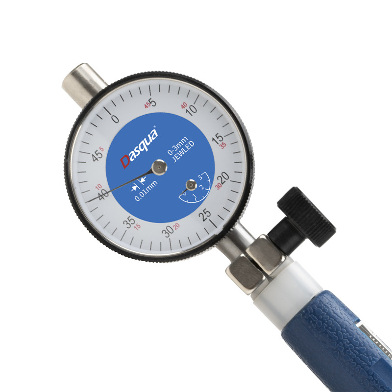 DASQUA Professional Measuring Tools 0.4''~0.7'' Ranged Dial Bore Gauge with Interchangeable Carbide Anvils