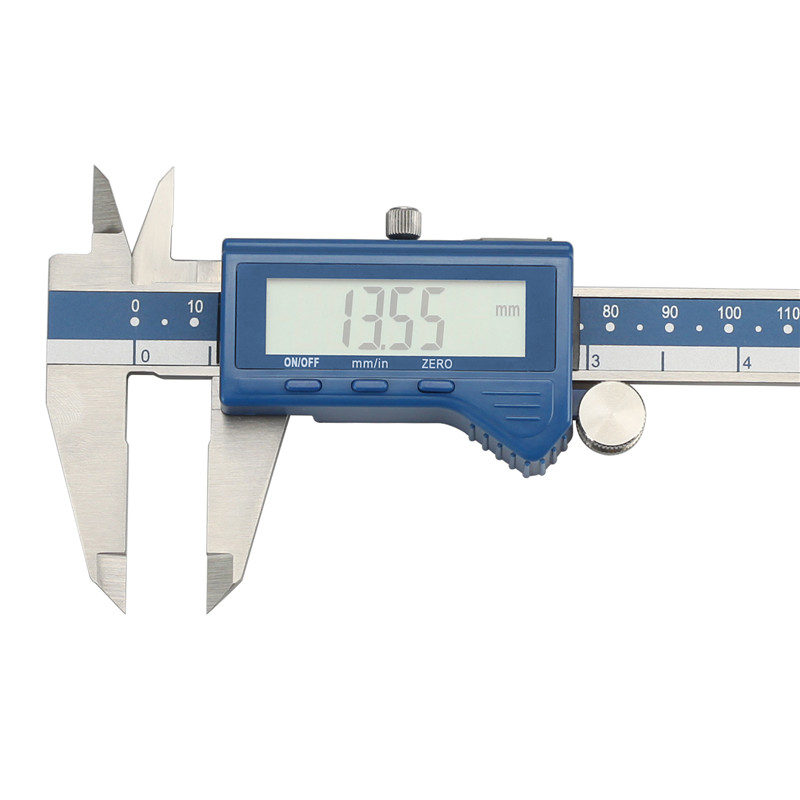 Calibrador digital micrómetro electrónico DASQUA de alta precisión de 6 pulgadas/150 mm con pantalla LCD grande y fácil conversión en pulgadas y milímetros