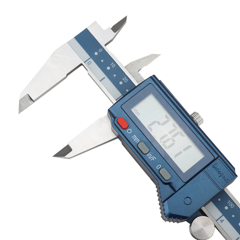 DASQUA Высокоточный измерительный инструмент 6 дюймов/150 мм Водонепроницаемый цифровой штангенциркуль IP54 с сертификатом калибровки