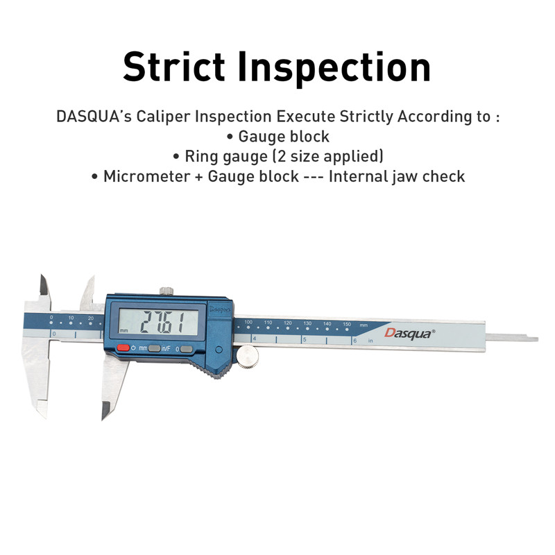 DASQUA High Accuracy Measuring Tool 6 Inch/150mm IP54 Wat...