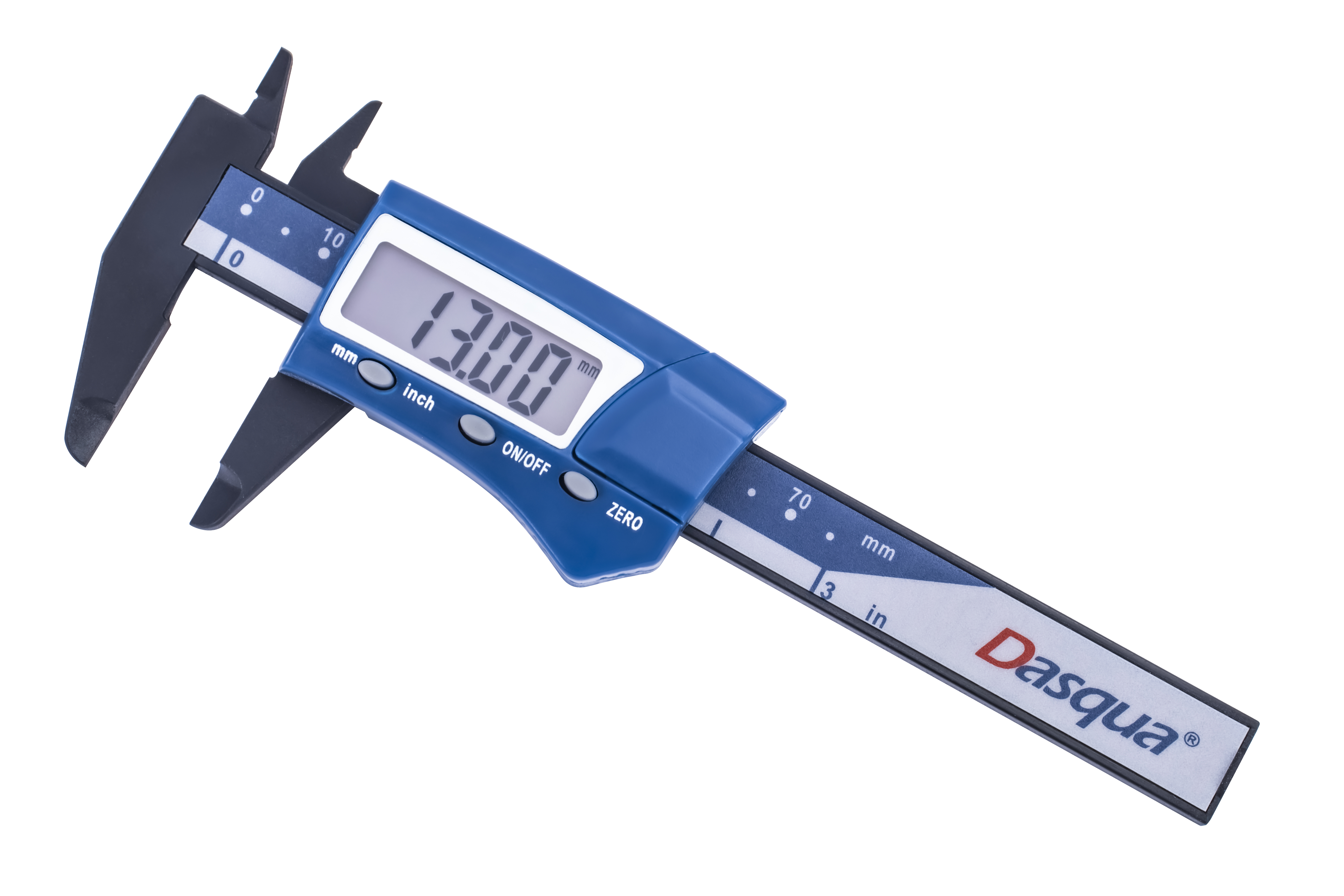 Dasqua 2035-0004 Digitaler Messschieber aus Kunststoff – leichtes und genaues Messwerkzeug für Präzisionsarbeiten