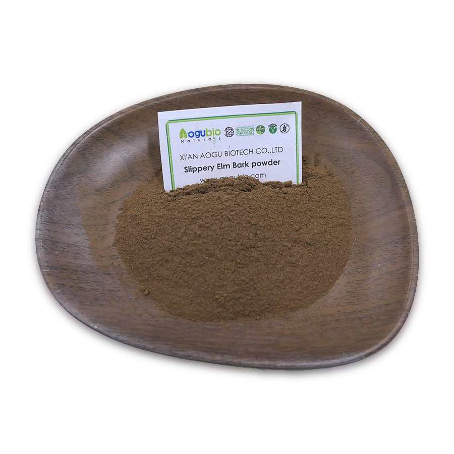 aogubio Supply Slippery Elm Bark Extract powder/Slippery Elm Capsules