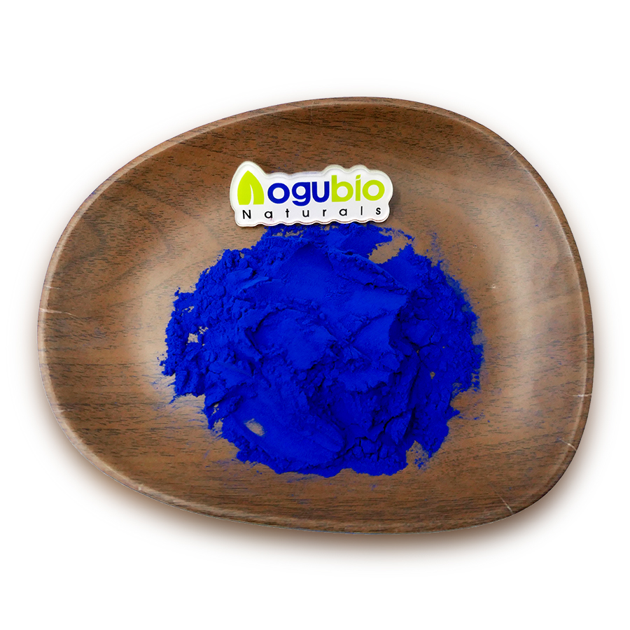 Verksmiðjuverð Magn Blue Spirulina Extract Phycocyanin Powder E6 E18 E25 E40