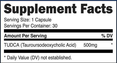 Suplements TUDCA 500 mg TUDCA Càpsules 60 càpsules 90 càpsules 120 càpsules Àcid tauroursodesoxicòlic Donar suport a la salut hepàtica i intestinal
