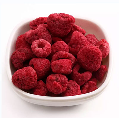 100% ທໍາມະຊາດອໍແກນິກ freeze Dried Raspberry Whole