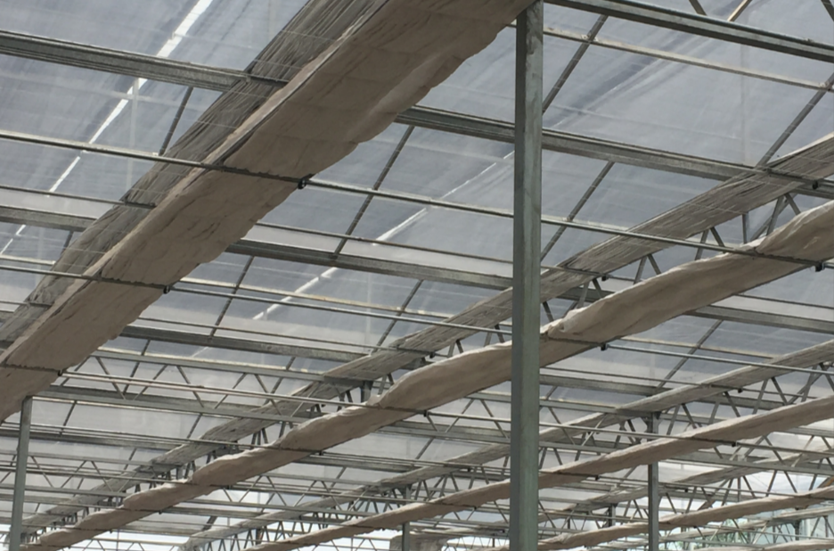 What is the difference between internal insulation and internal shading in a greenhouse?