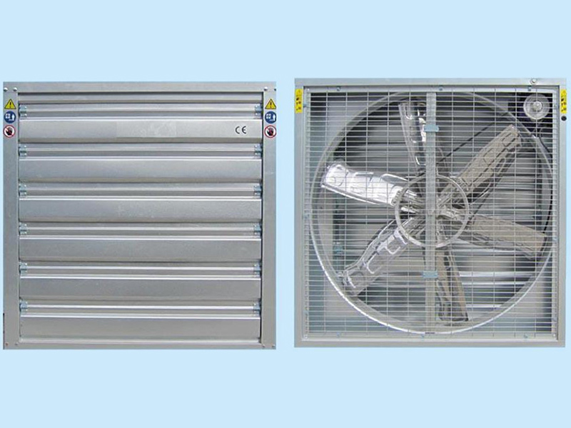 พัดลมระบายความร้อนสำหรับการระบายอากาศในโรงเรือนเกษตร