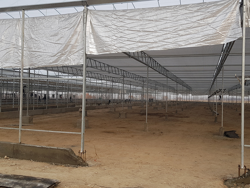 Internal Sunshade System For Agricultural Greenhouse