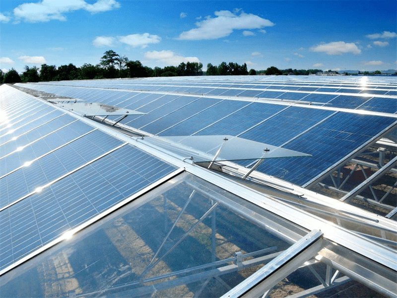Serra solare fotovoltaica in vendita